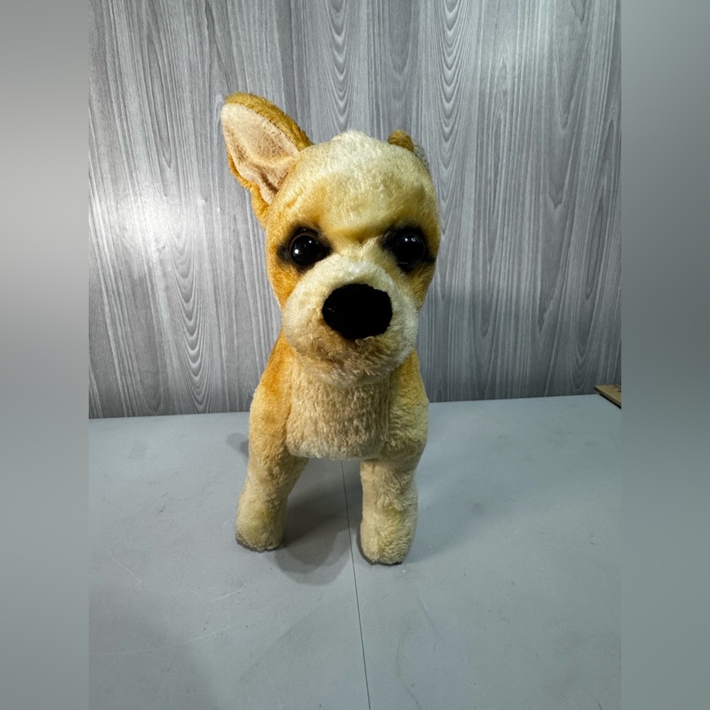 Chihuahua Dog Plush Melissa & Doug Realistic Stuffed Animal Toy Stands‎ 13”